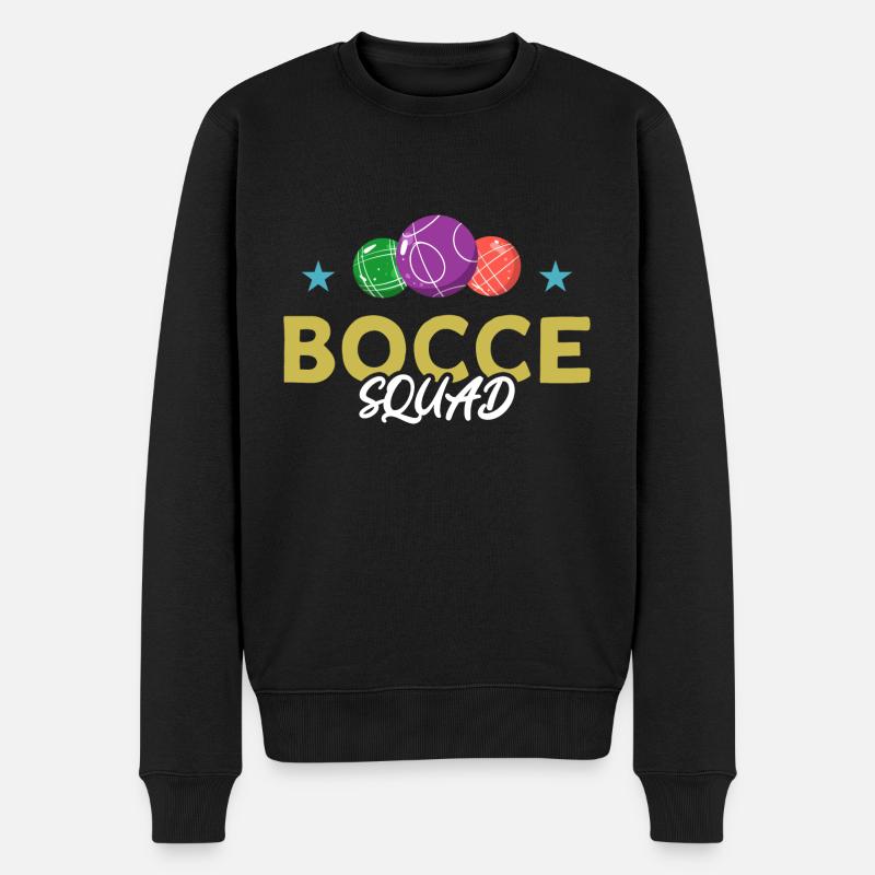 Pétanque boccia boule - Pull Premium bio Homme - noir