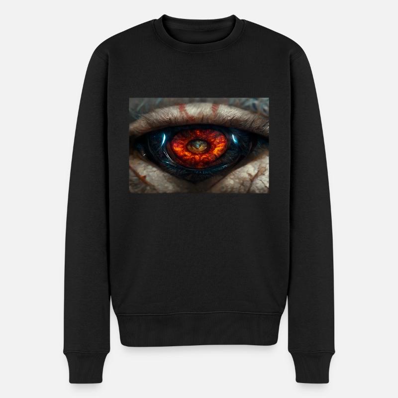 L’œil du diable - Pull Premium bio Homme - noir