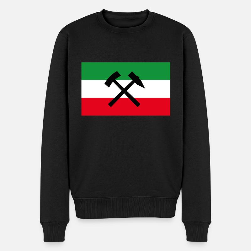 Extraction du drapeau NRW - Pull Premium bio Homme - noir