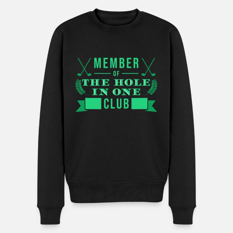Golf Golfeurs Golfeurs - Pull Premium bio Homme - noir