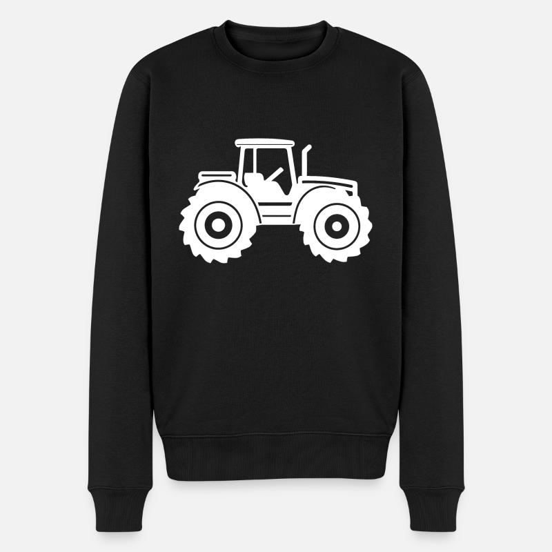 tracteur - Pull Premium bio Homme - noir