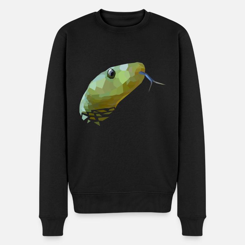 Tête de serpent - Pull Premium bio Homme - noir