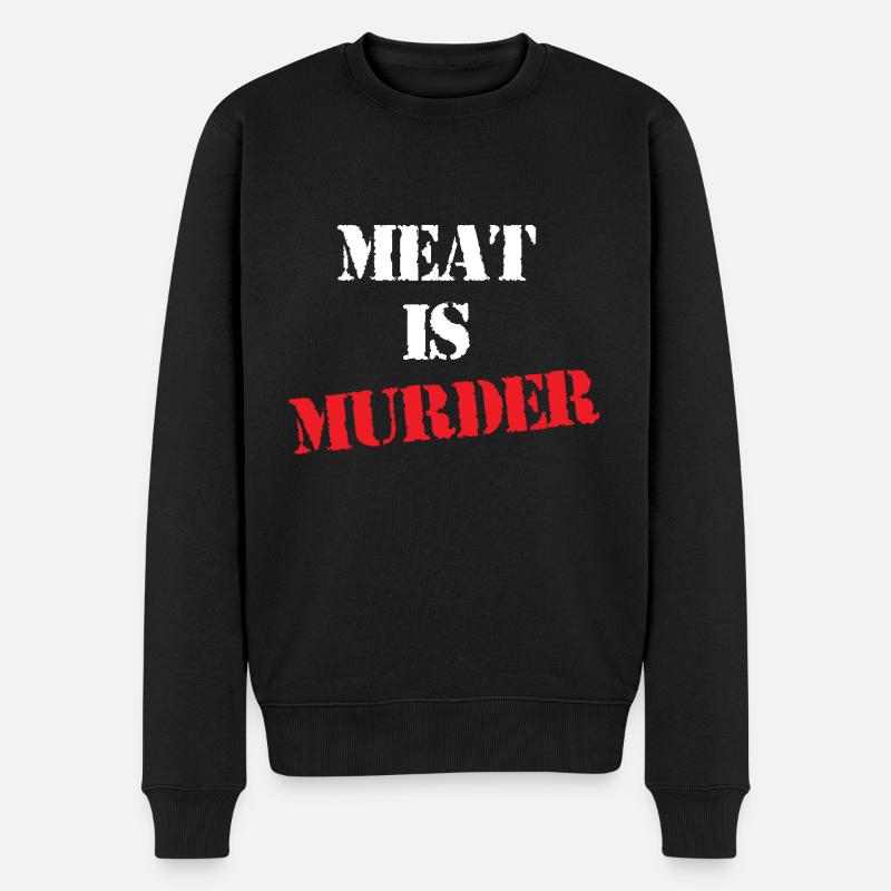 Meat is murder - Pull Premium bio Homme - noir