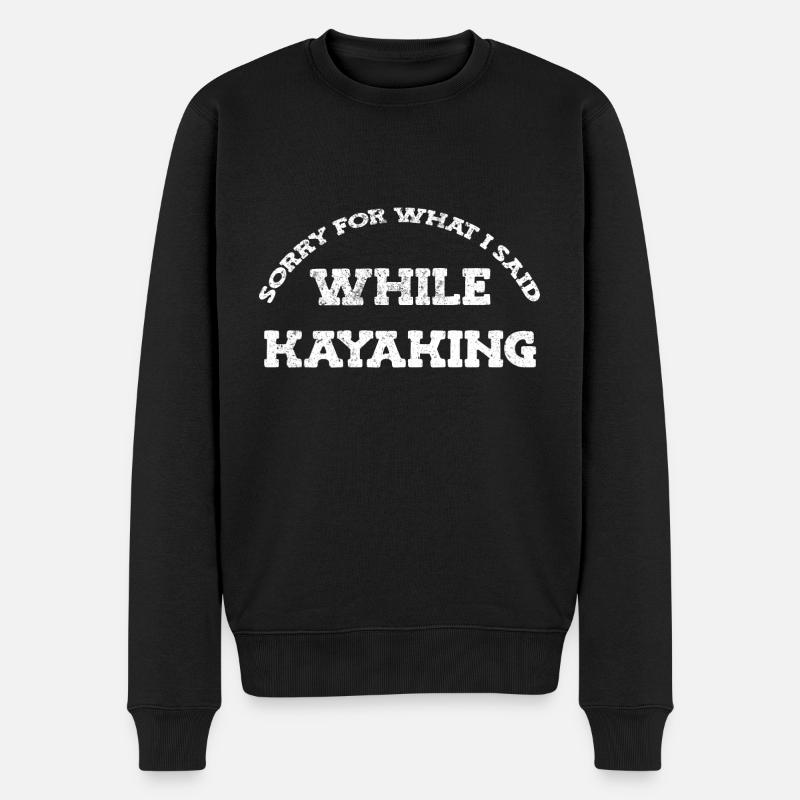 Kayak Kayaking - Pull Premium bio Homme - noir