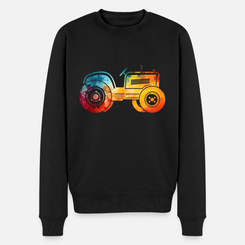 tracteur - Pull Premium bio Homme - noir