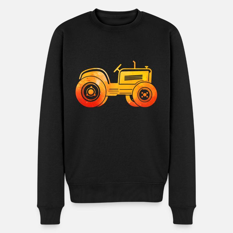 tracteur - Pull Premium bio Homme - noir