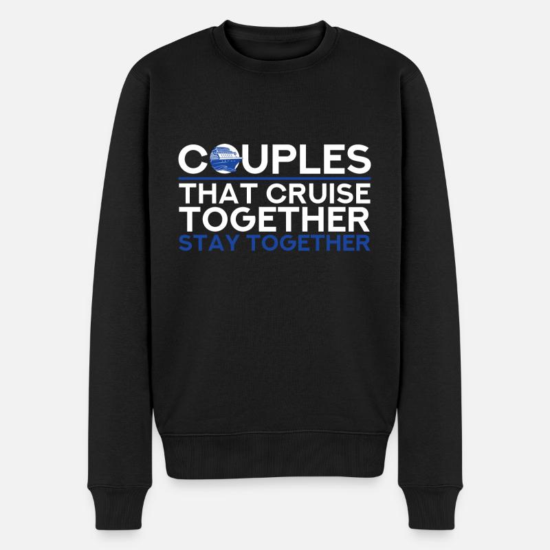 Bateau de croisière - Pull Premium bio Homme - noir