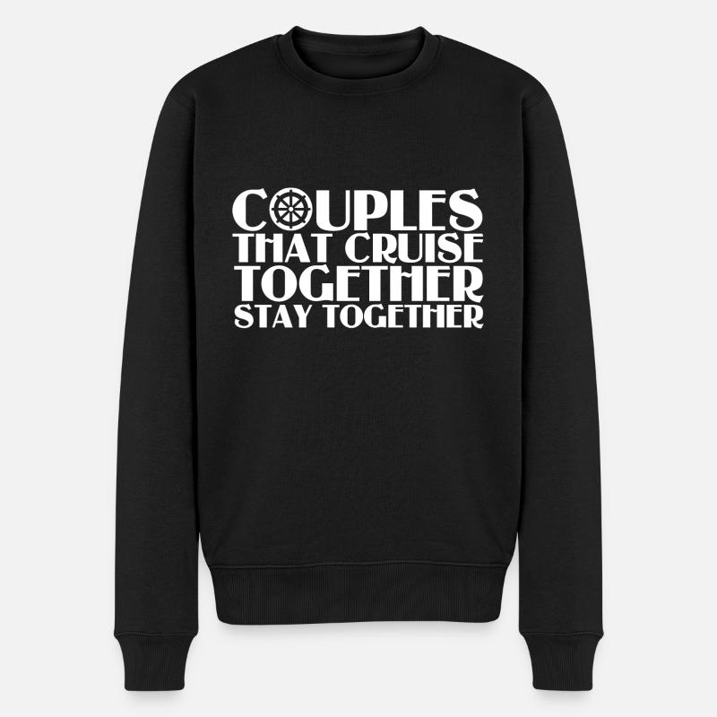 Bateau de croisière - Pull Premium bio Homme - noir