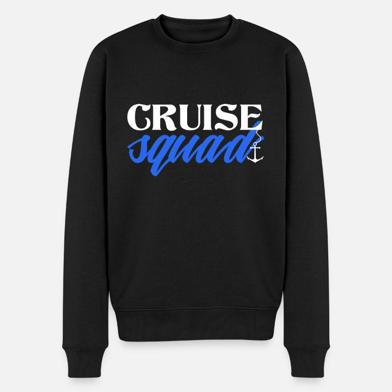 Bateau de croisière - Pull Premium bio Homme - noir