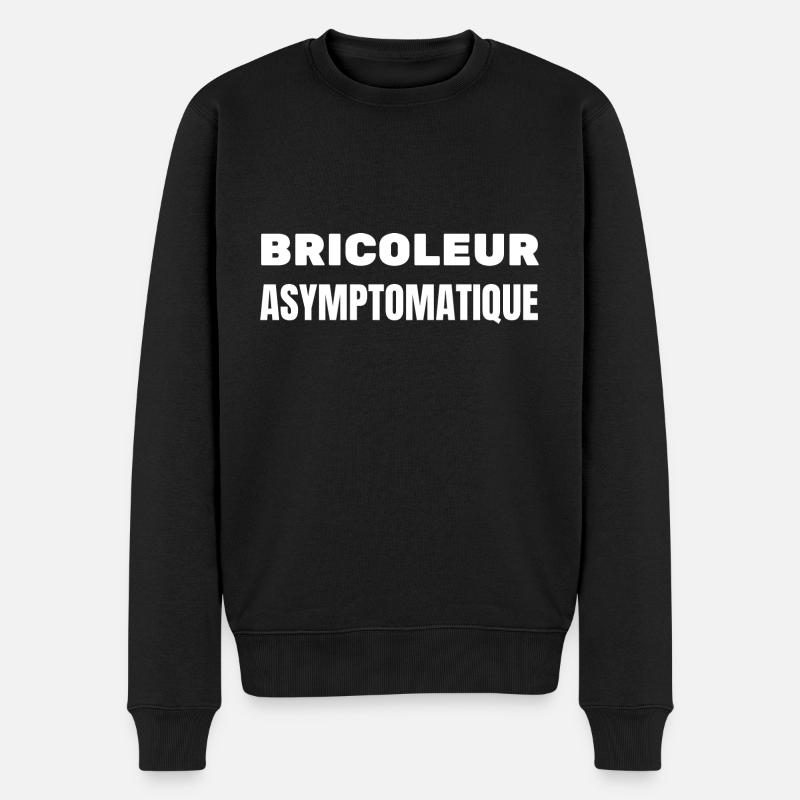 bricoleur asymptomatique - Pull Premium bio Homme - noir