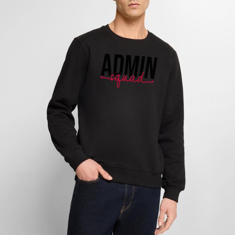 Admin Squad Front Office Admin Crew Assistent Männer Premium Bio Pullover