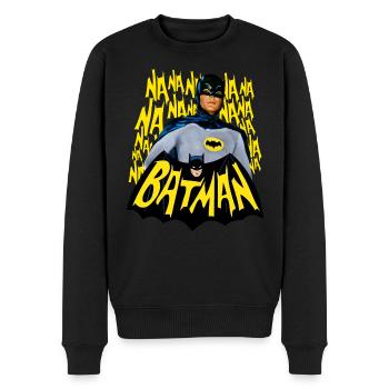 DC Comics Retro Schauspieler Titelsong - Männer Premium Bio Pullover - Schwarz - Vorne - Nico (187cm)