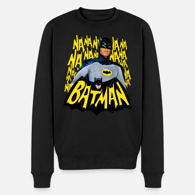 DC Comics Batman Rétro Portrait NaNaNa - Pull Premium bio Homme - noir