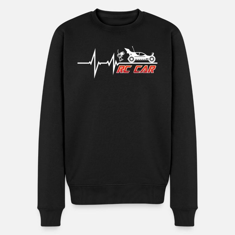 Modellauto Design RC Auto für Modellbau - Männer Premium Bio Pullover - Schwarz