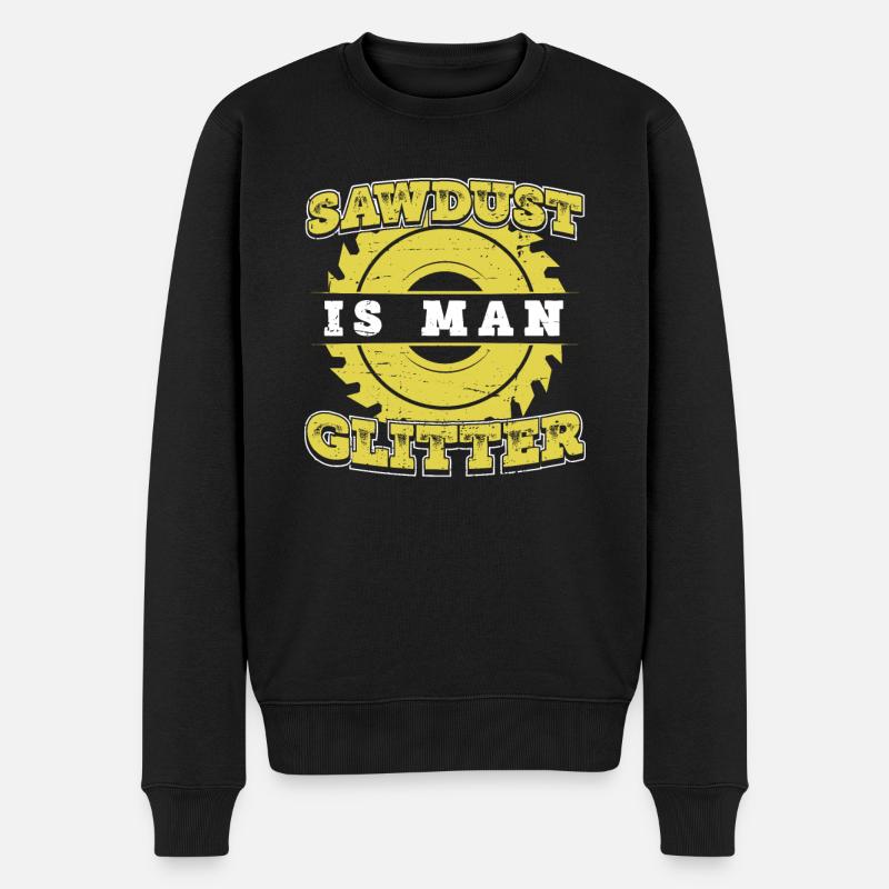 Zimmermann Tischler Schreiner - Männer Premium Bio Pullover - Schwarz