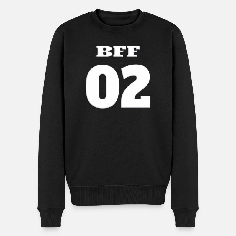 Geschenkidee Freundin schwester - Männer Premium Bio Pullover - Schwarz