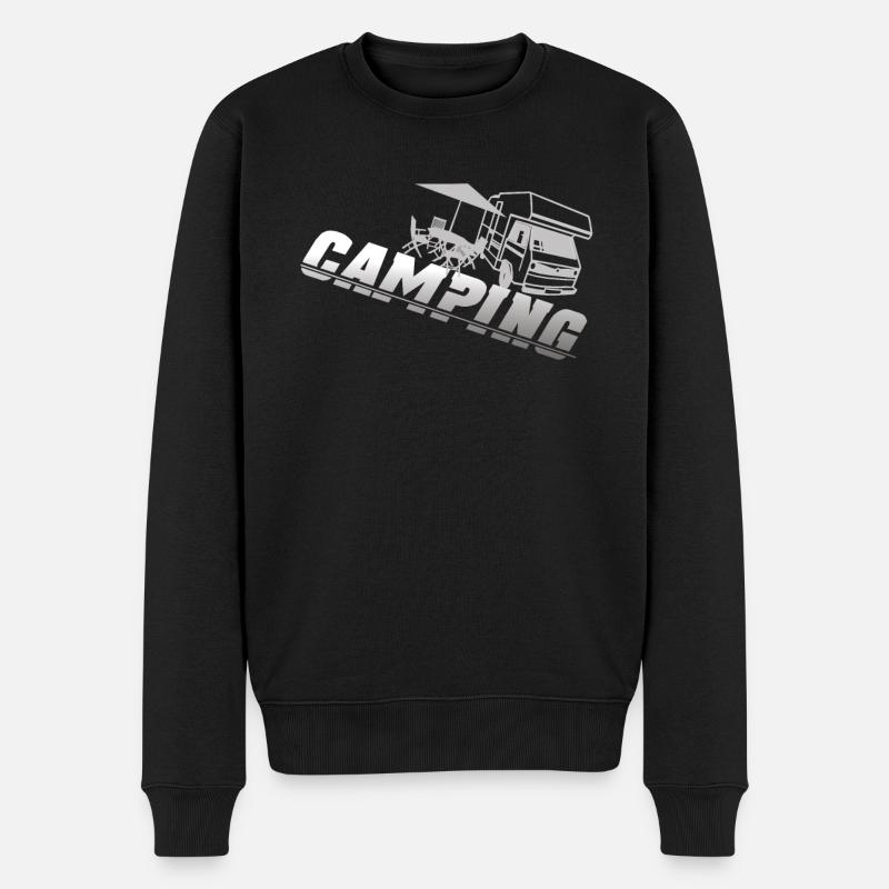 Camper Gift Idea Camping - Pull Premium bio Homme - noir