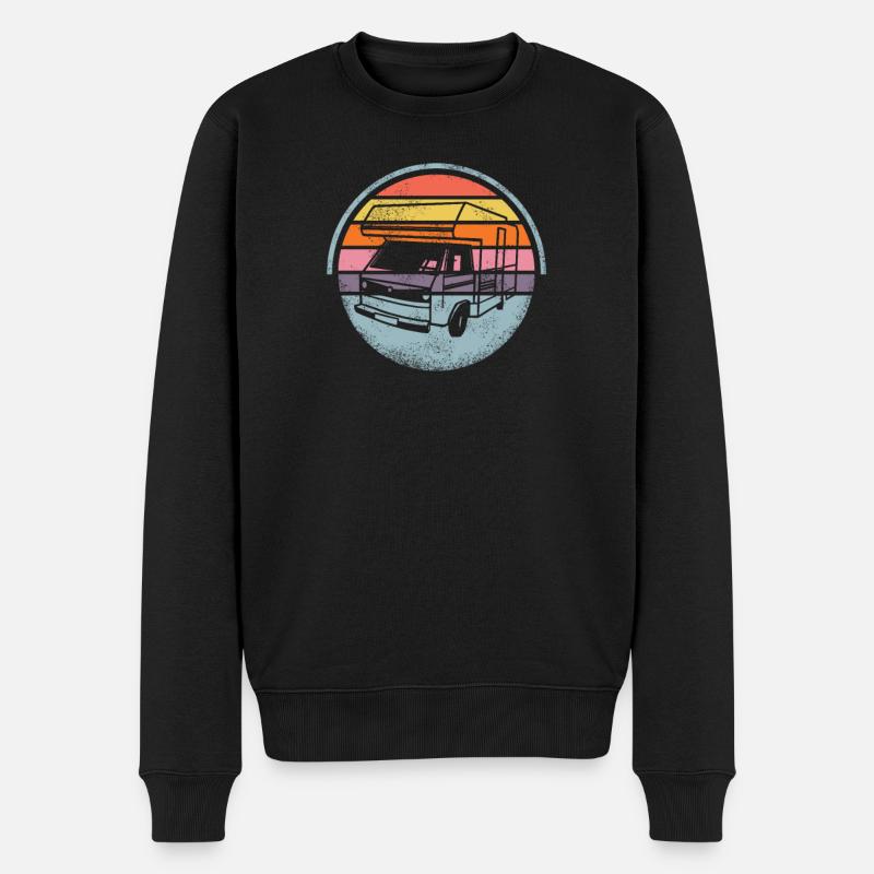 Camper Gift Idea Camping - Pull Premium bio Homme - noir