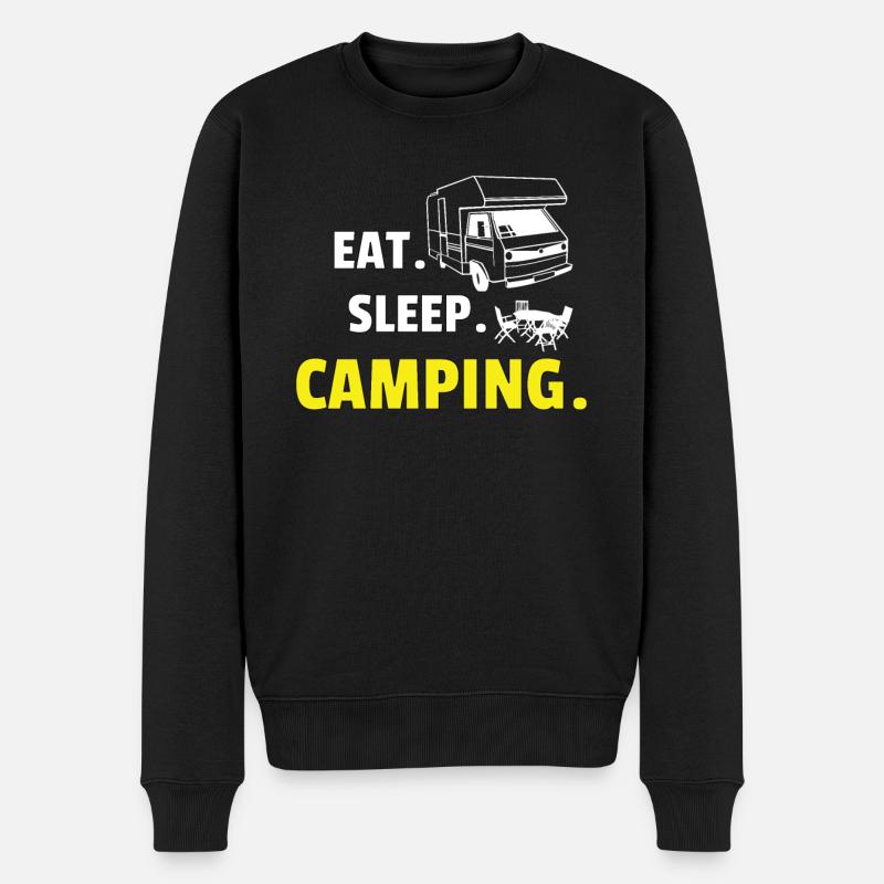 Camper Gift Idea Camping - Pull Premium bio Homme - noir