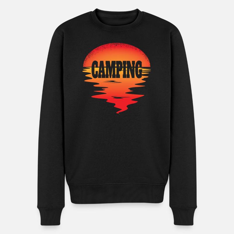 Camper Gift Idea Camping - Pull Premium bio Homme - noir