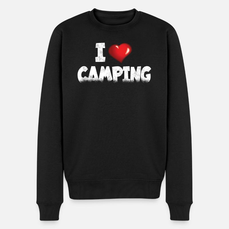 Camper Gift Idea Camping - Pull Premium bio Homme - noir