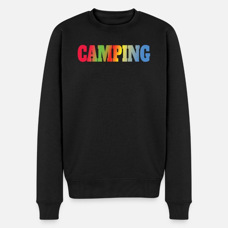 Camper Gift Idea Camping - Pull Premium bio Homme - noir