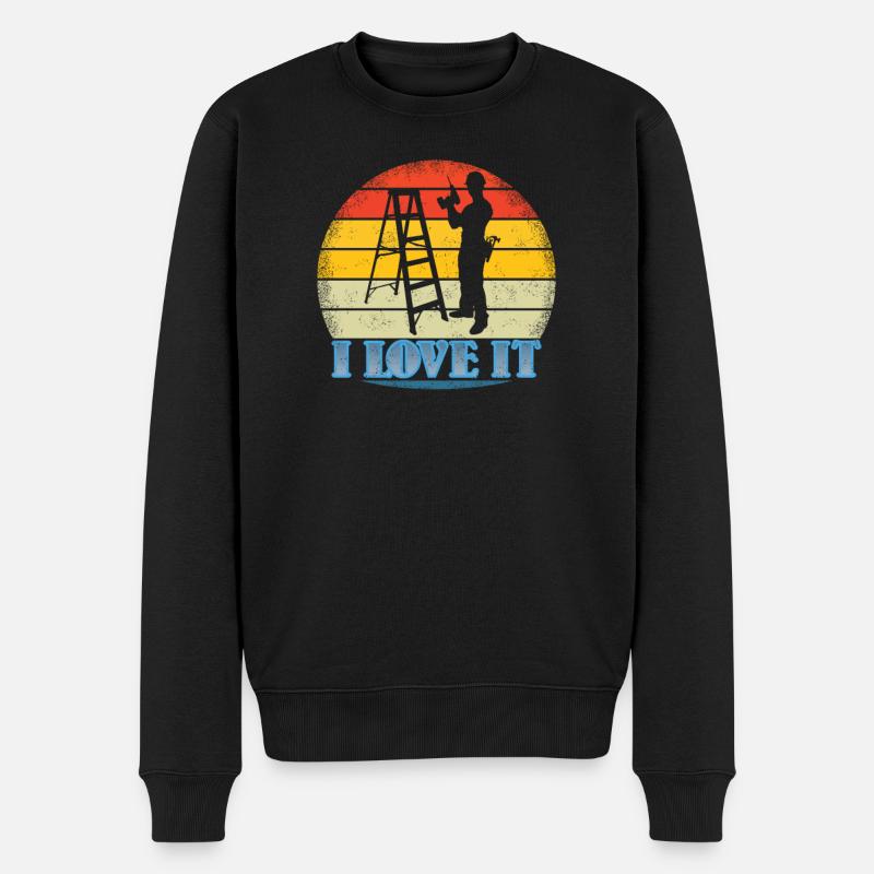 Heimwerker Geschenkidee Handwerker - Männer Premium Bio Pullover - Schwarz