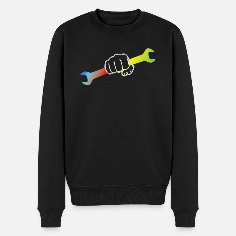 Artisans d’idées cadeaux DIY - Pull Premium bio Homme - noir