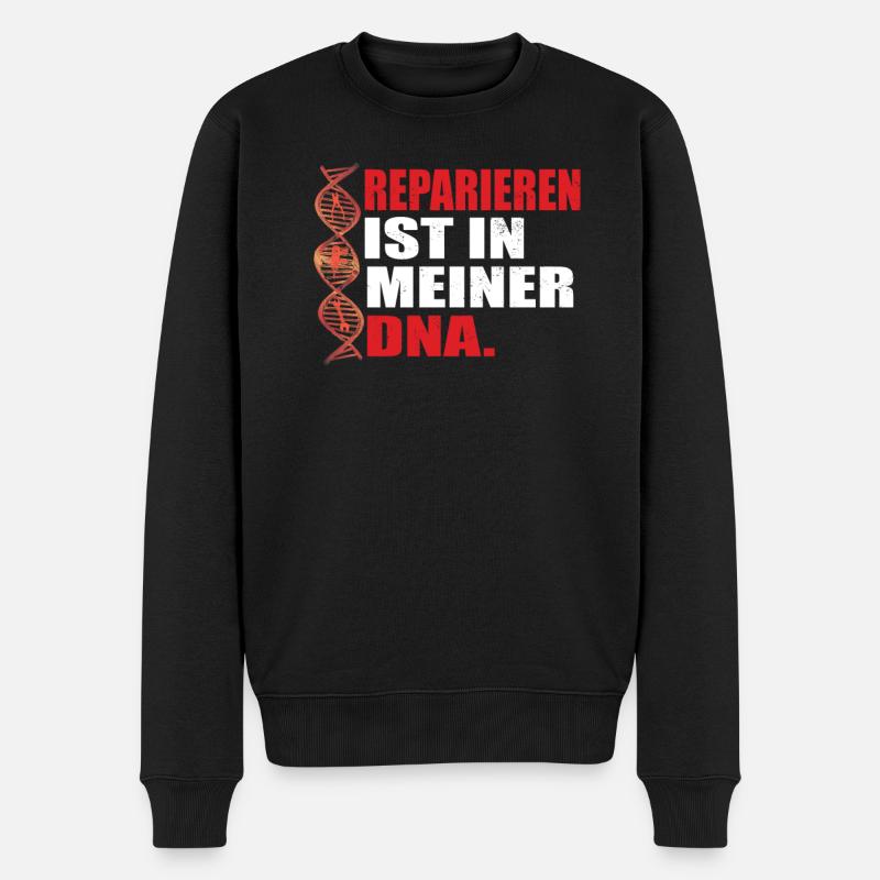 Heimwerker Geschenkidee Handwerker - Männer Premium Bio Pullover - Schwarz