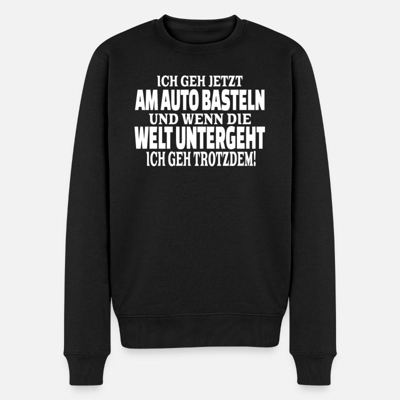 Heimwerker Geschenkidee Handwerker - Männer Premium Bio Pullover - Schwarz