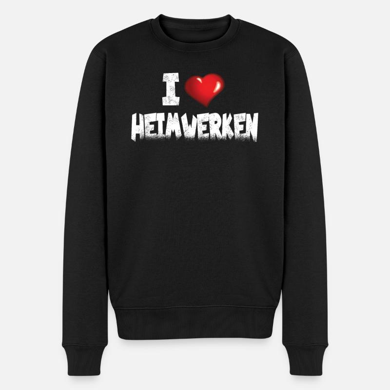 Heimwerker Geschenkidee Handwerker - Männer Premium Bio Pullover - Schwarz