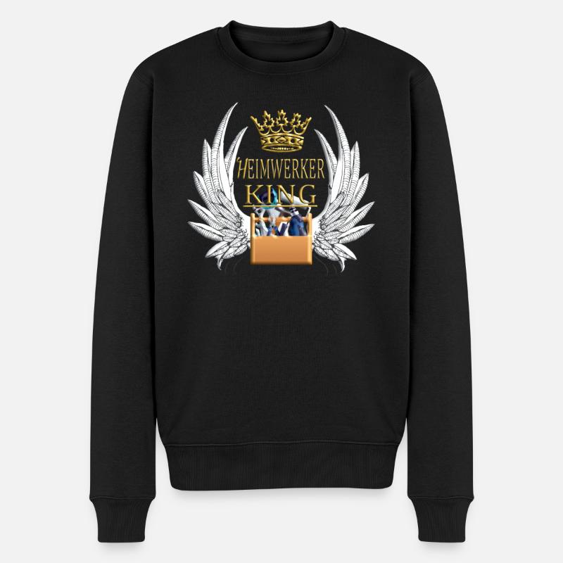 Heimwerker Geschenkidee Handwerker - Männer Premium Bio Pullover - Schwarz
