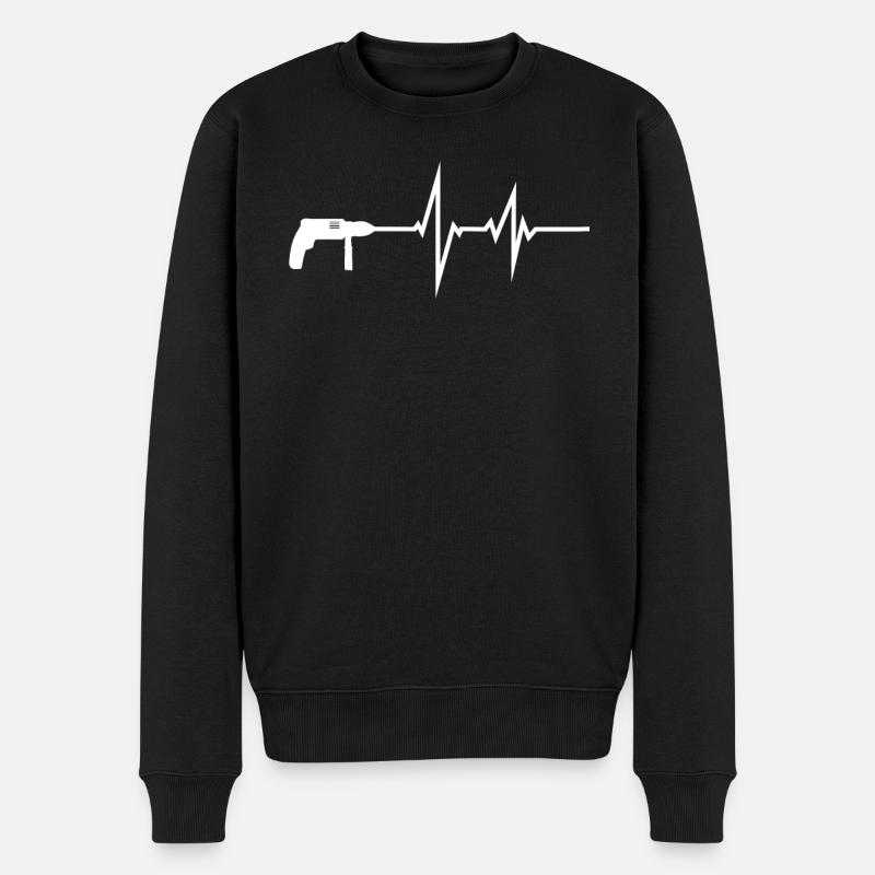 Artisans d’idées cadeaux DIY - Pull Premium bio Homme - noir