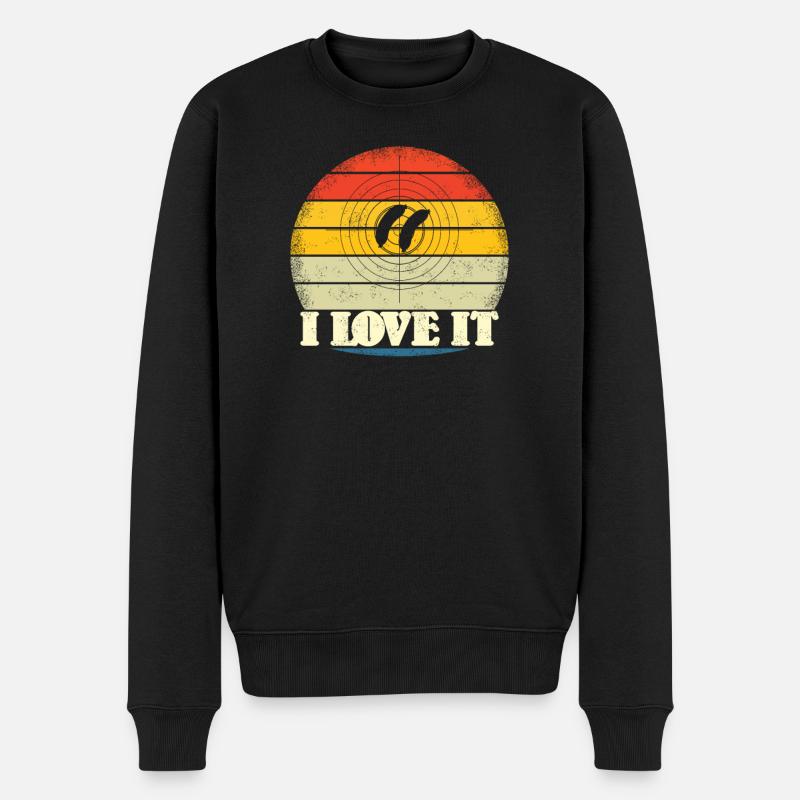 Grillen und Camper Geschenkidee - Männer Premium Bio Pullover - Schwarz