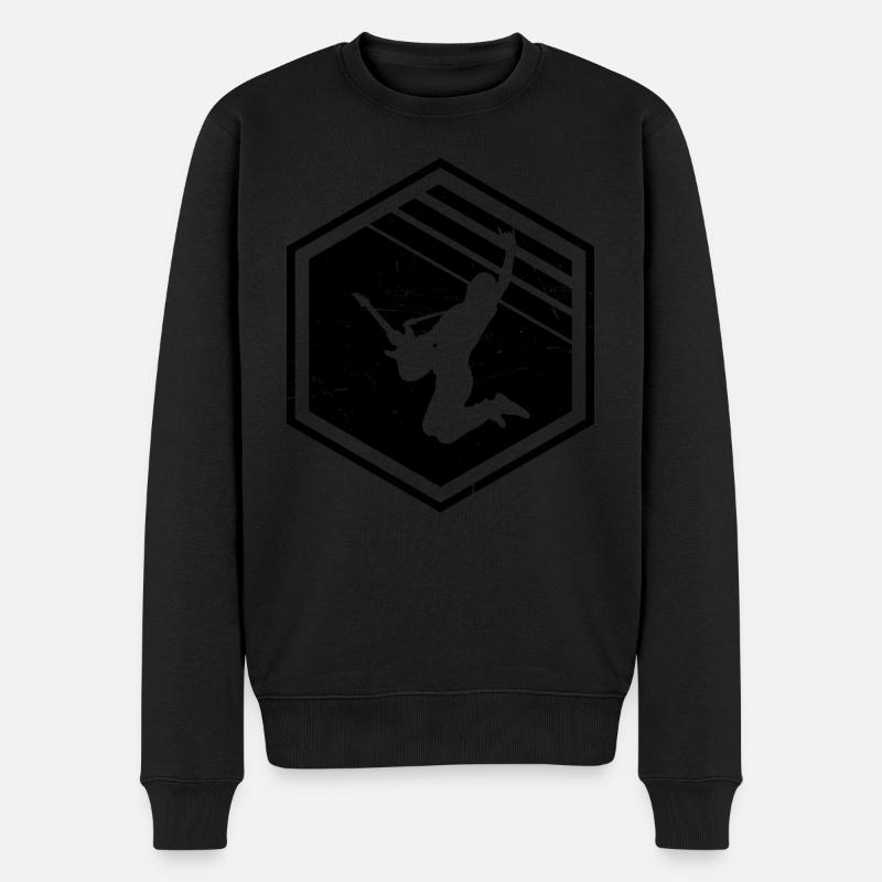 guitare classique guitariste - Pull Premium bio Homme - noir