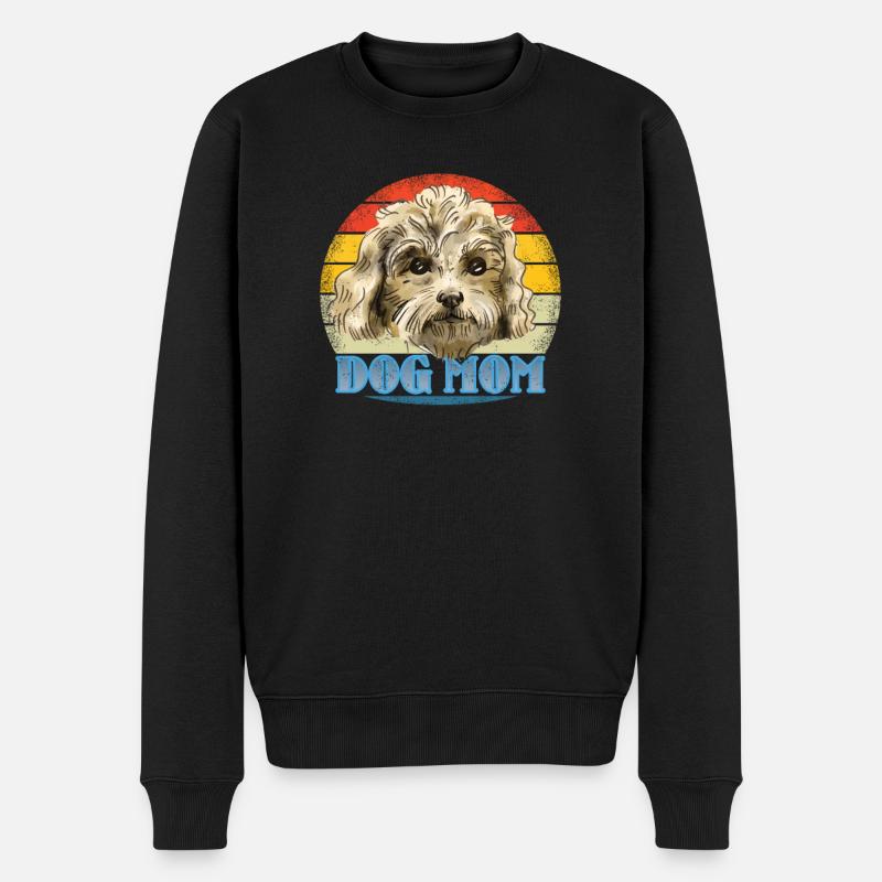 Hundezubehör Pudel Hundebesitzer - Männer Premium Bio Pullover - Schwarz