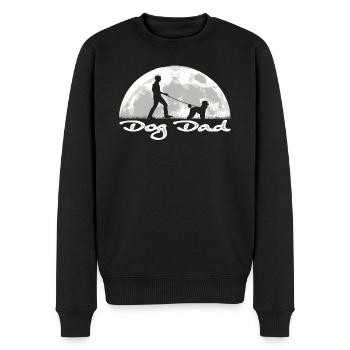 Hundezubehör Pudel Hundebesitzer - Männer Premium Bio Pullover - Schwarz - Vorne - Nico (187cm)