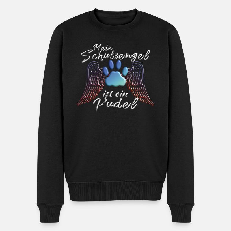 Hundezubehör Pudel Hundebesitzer - Männer Premium Bio Pullover - Schwarz