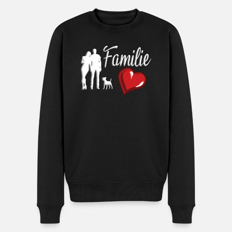 Hundezubehör Terrier Hundebesitzer - Männer Premium Bio Pullover - Schwarz