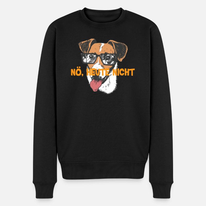 Hundezubehör Terrier Hundebesitzer - Männer Premium Bio Pullover - Schwarz