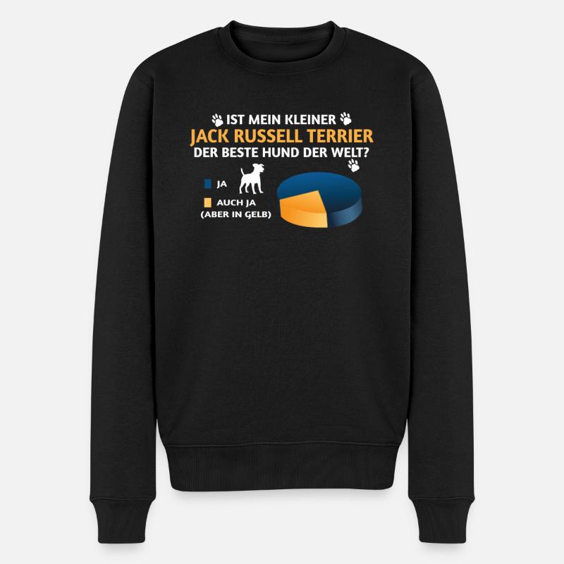 Hundezubehör Terrier Hundebesitzer - Männer Premium Bio Pullover - Schwarz