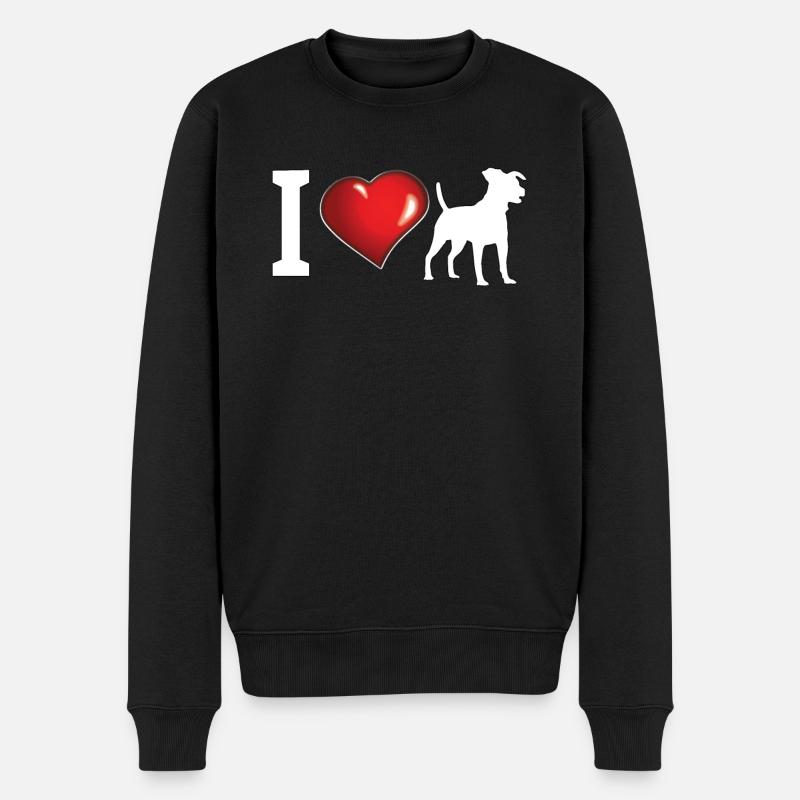 Hundezubehör Terrier Hundebesitzer - Männer Premium Bio Pullover - Schwarz