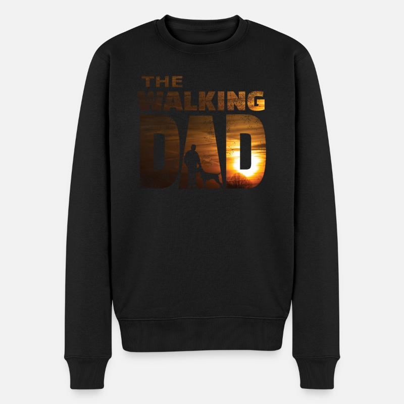 Hunde Deutsch Drahthaar Hundebesitzer - Männer Premium Bio Pullover - Schwarz