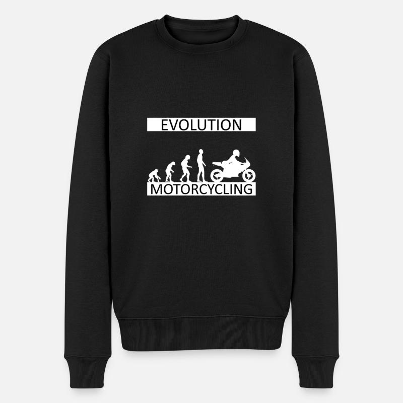 Evolution Motocyclisme Motard Motard - Pull Premium bio Homme - noir
