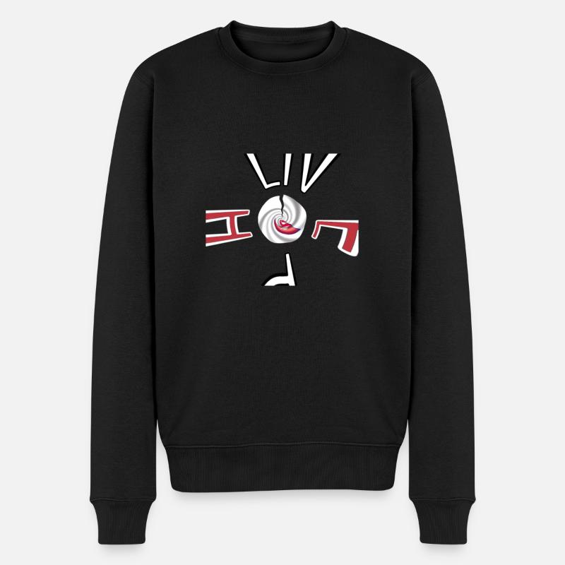 Népal Drapeau Katmandou Harmonie - Pull Premium bio Homme - noir