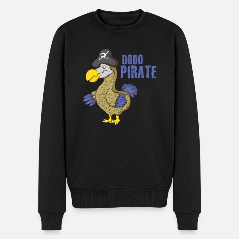 Pirate Dodo - Pull Premium bio Homme - noir