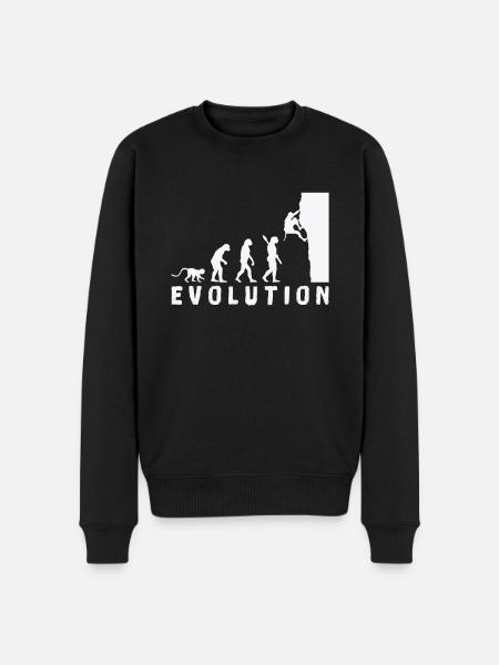 Escalade Bouldern Evolution - Pull Premium bio Homme - noir