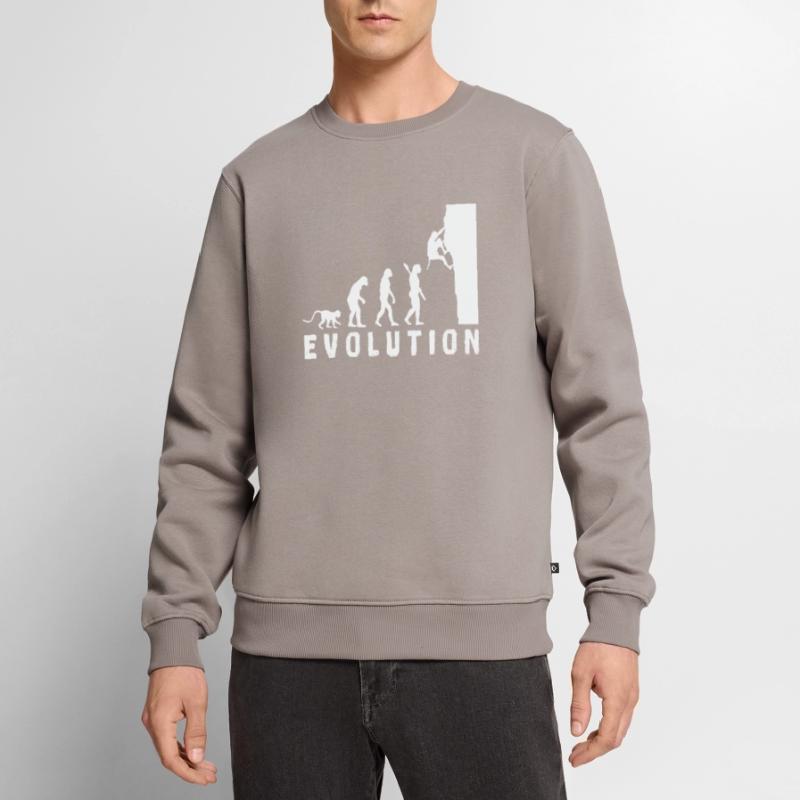 Klettern Bouldern Evolution Männer Premium Bio Pullover