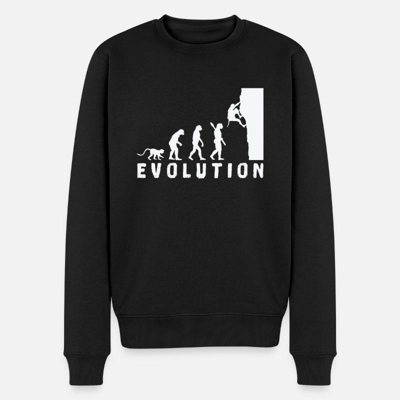 Escalade Bouldern Evolution - Pull Premium bio Homme - noir