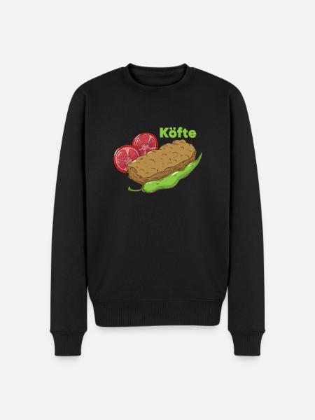 Köfte (Turkish food) - Men's Premium Organic Jumper - black